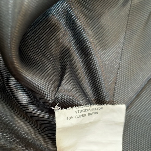 Armani Colllezioni Collection Suit Jacket Coat Size 4 Black . - Picture 10 of 10